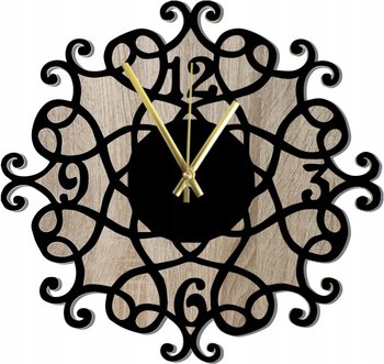 Zegar Ścienny Dekoracyjny Drewniany Amir 45 cm - DrewnianyDecor