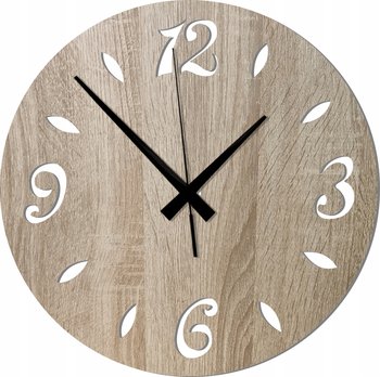 Zegar Ścienny Dekoracyjny Drewniany Mauritius 45 cm - DrewnianyDecor