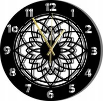 Zegar Ścienny Dekoracyjny Loft Lilia Wodna 45 cm