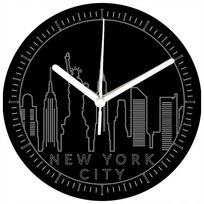 Zegar Ścienny Dekoracyjny Nowy Jork New York 35 cm