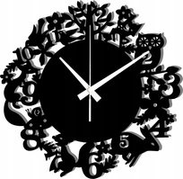 Zegar Ścienny do Kuchni Zwierzęta w lesie 45 cm