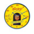 Zegar ścienny do pokoju Laleczka Chucky Horror na ścianę wiszący 25,4 cm - Pyramid Posters