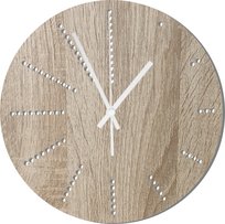 Zegar Ścienny Drewniany Dekoracyjny Time Flies 45 cm