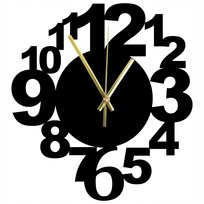 Zegar Ścienny Drewniany Duży Zegar Atak Liczb Modny 45 cm