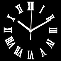 Zegar Ścienny Drewniany Kwadratowy Modny Loft Prezent 35 cm