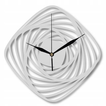 Zegar Ścienny Drewniany Szary Modny Fuzja Loft 35 cm - DrewnianyDecor