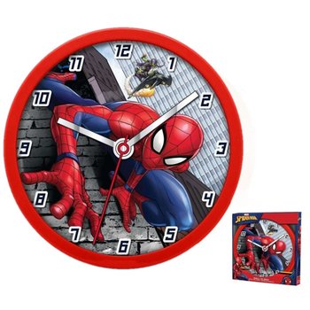 Zegar ścienny dziecięcy Spiderman na ścianę - Kids Euroswan