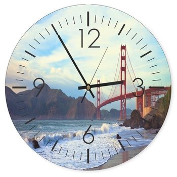 Zegar ścienny FEEBY, Most San Francisco 40x40 - Caro