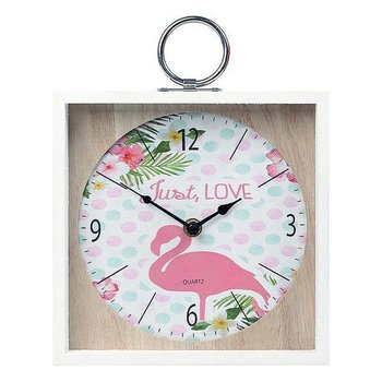 Zegar Ścienny Flamenco Różowy (20 X 5 x 20 cm) 110822 - bigbuy home