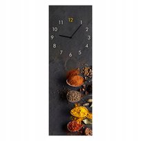 Zegar ścienny GLASSCLOCK SPICES 20x60