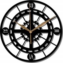 Zegar Ścienny Industrialny styl Rzymski Bjorn 35 cm