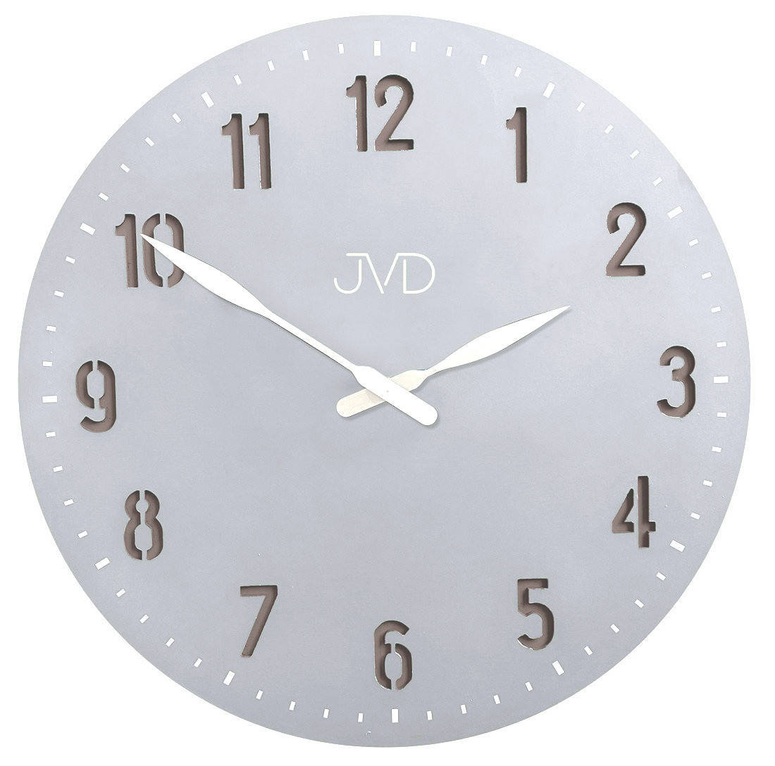 Фото - Настінний годинник JVD Zegar ścienny  HC39.3 Drewniany 50 cm 