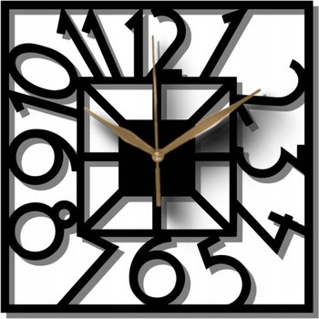 Zegar Ścienny Loft Dekoracyjny Arne Duże Liczby 35 cm - DrewnianyDecor