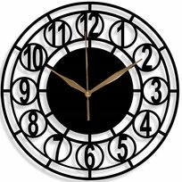 Zegar Ścienny Loft Glamour Modny Retro 35 cm