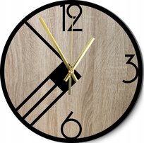 Zegar Ścienny Loft Modern Wood Sonoma 45 cm