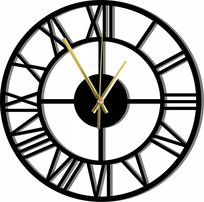 Zegar Ścienny Loft w stylu Rzymskim Stylowy design 45 cm