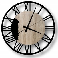 Zegar Ścienny Loft Zaćmienie 35 cm