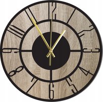 Zegar Ścienny loftowy styl Glamorous 45 cm