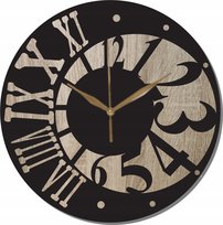 Zegar Ścienny Nowoczesny Design Idealny Do Salonu Rzymsko Arabski 35 cm