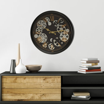Zegar ścienny nowoczesny, duży 35x35, na ścianę - Eurofirany