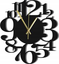 Zegar Ścienny Nowoczesny z Dużymi Liczbami 45 cm