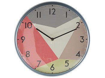 Zegar ścienny ø 33 cm wielokolorowy DAVOS - Beliani