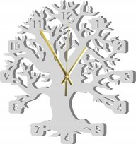 Zegar Ścienny Ozdobny Drzewo Życia Loft style 45 cm