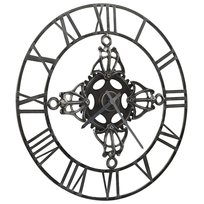 Zegar ścienny Rome z cyframi rzymskimi i metalową  / AAALOE