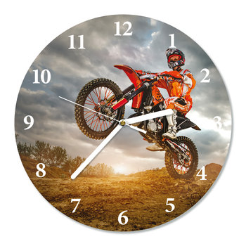 Zegar ścienny śr. 30cm motor motocross - Cosy Planet