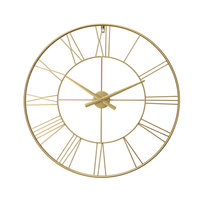 Zegar ścienny w stylu industrialnym ARATIO, Ø 70 cm