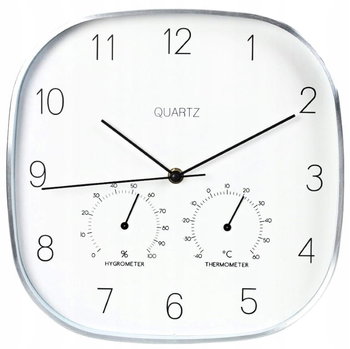 Zegar ścienny ze stacją pogodową 28,5cm - Koopman