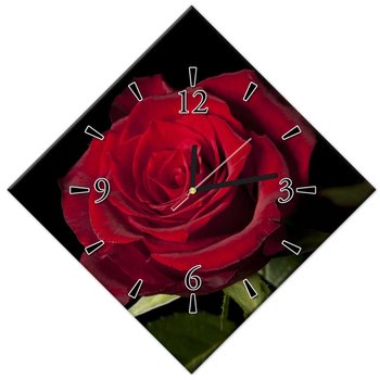 Zegar Śliczna róża, 42x42cm - ZeSmakiem