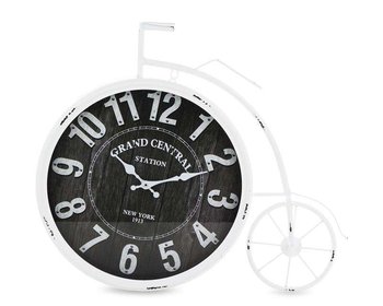 Zegar Stojący Rowerek Biało-Czarny Średnica: 50 Cm - ART-POL