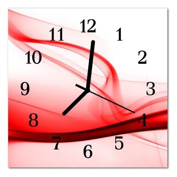 Zegar szklany ścienny Abstrakcyjne linie Sztuka - Tulup