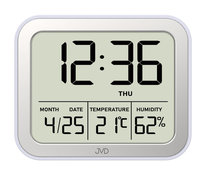 Zegar z termometrem i higrometrem JVD SB774.2 8x7 cm magnesy JVD
