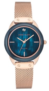 Zegarek Anne Klein AK/3258NVRG Diamond Ceramic Rose and Navy Blue - Anne Klein