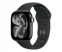 Zegarek Apple Watch Series 11 GPS 46mm Jet Black Aluminiowa koperta z paskiem sportowym S/M