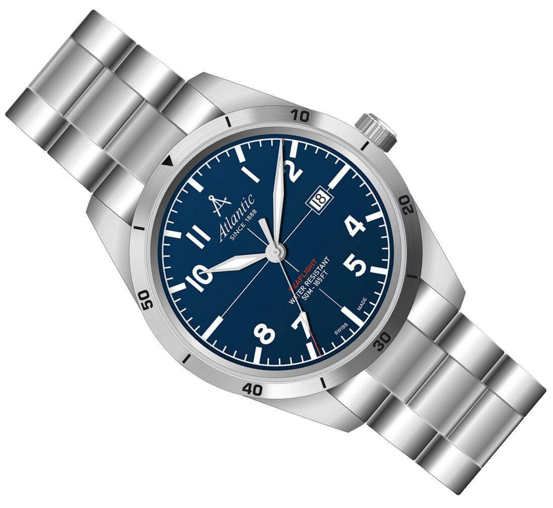 Zegarek Atlantic Seaflight 70356.41.55 męski - Atlantic | Moda Sklep ...