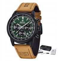Zegarek Benyar Męski Elegancki Chronograf +Pudełko BENYAR