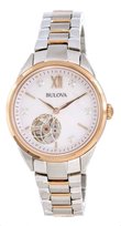 Zegarek Bulova Classic White Open Heart Dial Automatic 98P170 Women's Watch Bulova