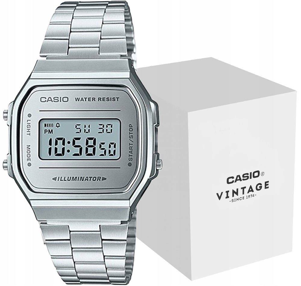 Zegarek CASIO A168WEM-7EF + BOX - Casio | Moda Sklep EMPIK.COM