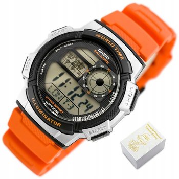 Zegarek CASIO dla chłopca PREZENT NA KOMUNIĘ +BOX +TOREBKA +GRAWER - Casio