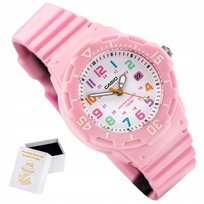 Zegarek CASIO dla dziewczynki PREZENT NA KOMUNIĘ +BOX +TOREBKA +GRAWER Casio