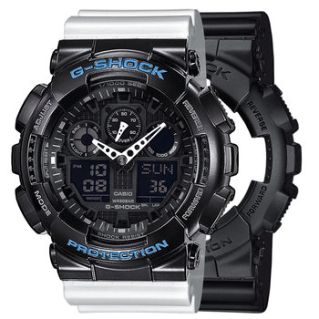 Zegarek Casio G-Shock SET GA-100-1A1ER + BEZEL 10407691 + PASEK 10347710 20BAR - Casio