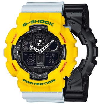 Zegarek Casio G-Shock SET GA-100-1A1ER + BEZEL 10414779 + PASEK 10527469 20BAR - Casio