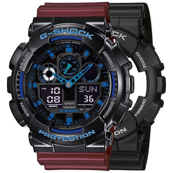 Zegarek Casio G-Shock SET GA-100-1A2ER + BEZEL 10407691 + PASEK 10477355 20BAR - Casio