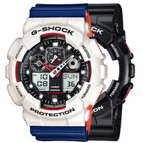 Zegarek Casio G-Shock SET GA-100-1A4ER + BEZEL 10395292 + PASEK 10527467 20BAR Casio