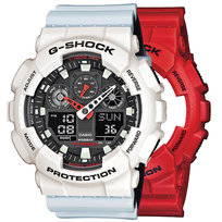 Zegarek Casio G-Shock SET GA-100B-4AER + BEZEL 10395292 + PASEK 10527469 20BAR Casio