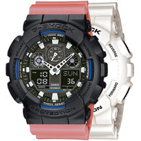 Zegarek Casio G-Shock SET GA-100B-7AER + BEZEL 10358741 + PASEK 10498150 20BAR Casio