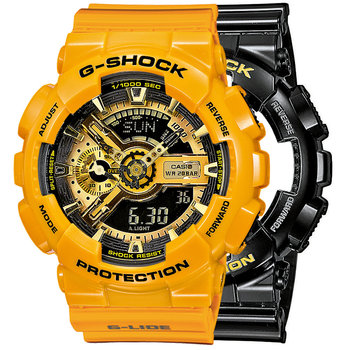 Zegarek Casio G-Shock SET GA-110GB-1AER + BEZEL 10347601 + PASEK 10457913 20BAR - Casio